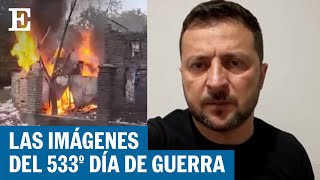 GUERRA UCRANIA  Rusia ataca Zaporiyia y denuncia un bombardeo contra la zona que ocupa en Donetsk [upl. by Eirb]