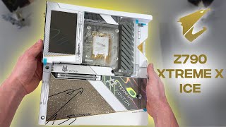 AORUS Z790 XTREME X ICE Unboxing Limited Edition [upl. by Cown72]