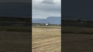 Loganair ATR42 landing at city of Derry airport [upl. by Primrosa]