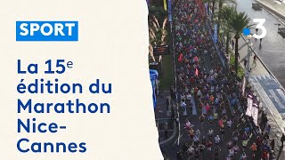 15ᵉ édition du Marathon NiceCannes revivez la course [upl. by Ayhdnas289]