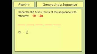 Generating Sequences [upl. by Ahtekal838]