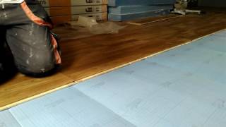 comment poser du parquet flottant [upl. by Sivraj]