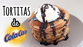 TORTITAS DE COLACAO  Receta Fácil y Rápida  PANCAKES [upl. by Valerian]