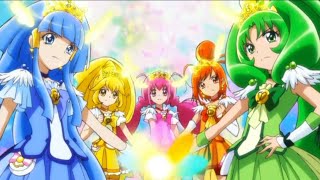 FANMADE Smile Pretty Cure Rainbow Healing Attack SFX Little To No Music [upl. by Treat]