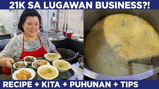 Lugaw Negosyo 21K KITA IN 1 DAY W RECIPE  COSTING [upl. by Aoniak]