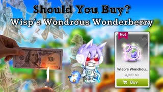 Should You Buy Wisps Wondrous Wonderberry  MapleStory [upl. by Budd]