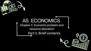 AS Economics  Basic Economic Problem and resource allocation  Part 1 [upl. by Enirahtac]