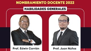 RESOLVIENDO EXAMEN DE NOMBRAMIENTO DOCENTE 2022  CONOCIMIENTOS GENERALES [upl. by Carla55]