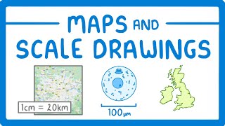 GCSE Maths  Using Scales on Maps and Scale Diagrams [upl. by Atirrehs]