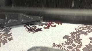 Air jet loom with jacquard 320 cm  curtain weaving [upl. by Reniti]