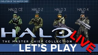 Halo The Master Chief Collection  Eurogamer Lets Play LIVE [upl. by Edyak937]