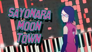 Sayonara Moon Town  Scenario Art Boruto 2 Ending  Piano [upl. by Lizette]