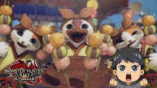 nyantai aja sambil grinding material  Monster Hunter Rise Sunbreak [upl. by Okwu59]