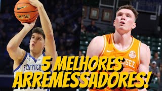 Os 5 melhores ARREMESSADORES do Draft 2024 da NBA [upl. by Leanne]