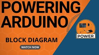 Powering Arduino  Block Diagram [upl. by Airbmak464]