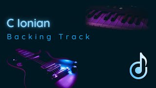 C Ionian  Guitar backing track C Major [upl. by Lanuk]