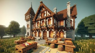 Minecraft MEDIEVAL BAKERY Building Ideas  100 Different Designs [upl. by Akihsar94]