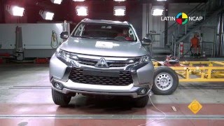 LATIN NCAP  Mitsubishi Montero Sport  3 Airbag  5 star safety rating [upl. by Ainoloppa]