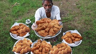 KFC Style Fried Chicken  Crispy Spicy Fried Chicken Cooking by our grandpa for Orphan kids [upl. by Amuh275]