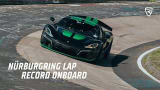 Bending Physics Nevera Nürburgring EV lap record onboard  705298 on the Nordschleife [upl. by Ortrud]