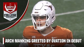 🚨 Arch Manning makes Texas Longhorns debut with TDscoring drive  ESPN College Football [upl. by Drescher135]