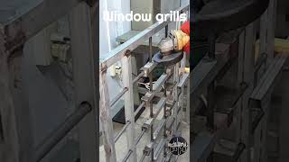 WINDOW GRILLS diyprojects welding windowgrills construction [upl. by Ayortal]