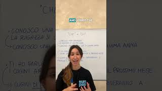 CHE o CUI 👩‍🏫 italy europassitalian italian languages learnitalian [upl. by Ahsenet]