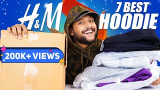 7 Best HampM HoodieSweatshirt Haul for Men 2024 🔥 HampM Winter Hoodies Review India 2024  ONE CHANCE [upl. by Blodget607]