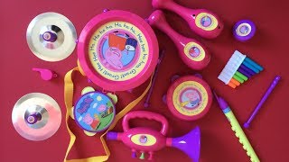 Peppa Pig Toys  Peppa Pig Musical Instruments Band Set [upl. by Yreffej710]