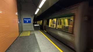 transperth A series arriving at perth underground [upl. by Celka564]