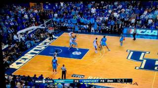 Anthony Davis HUGE Game Winning Block vs UNC North Carolina 12032011 [upl. by Aara467]