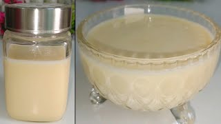 Homemade Condensed milk ll How to make Condensed Milk Recipe ll Zoya dish 22 [upl. by Yenhpad]