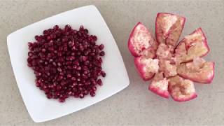 How to Deseed a Pomegranate in 1 minute howtocutpomegranate HowToRemovePomegranateSeeds [upl. by Chas]