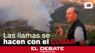 Continúa el descontrolado incendio de Tárbena Alicante [upl. by Enamrahc589]