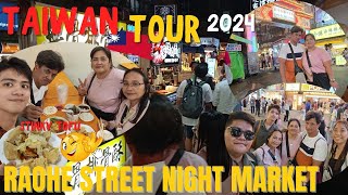 EXPLORING RAOHE STREET NIGHT MARKET  BEST STINKY TOFU  XIMENDENG  TAIWAN 2024  TAIWAN VLOG [upl. by Edmonds230]