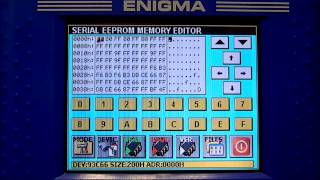 ENIGMATOOL  TUTORIAL  HOW TO USE EEPROM EDITOR [upl. by Atnohs174]