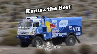 Dakar 2018  Kamaz overtakes rivals at a speed of 130 mph [upl. by Lairret]