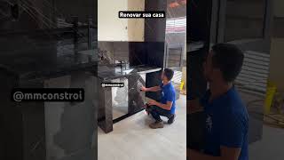 Como fazer porta de piso para gabinete de cozinha [upl. by Kalikow3]