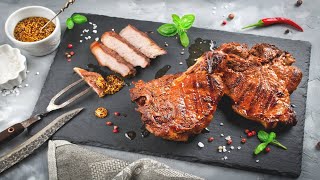 Recette  Côte de porc à la moutarde au Cookeo [upl. by Dnomar271]