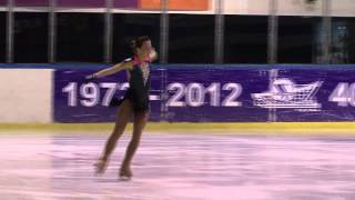 16 Natasja REMSTEDT SWE  ISU JGP Baltic Cup 2013 Junior Ladies Short Program [upl. by Halilad350]