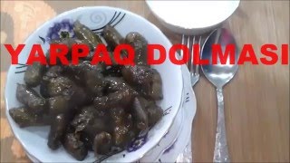 Yarpaq dolmasi resepti [upl. by Africah]