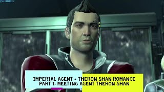 SWTOR Theron Shan  Imperial Agent Romance part 1 Meeting Agent Theron Shan [upl. by Dolan]