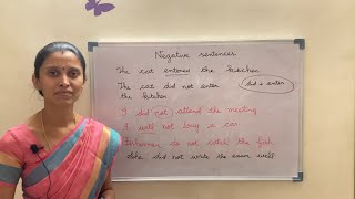 Positive to Negative sentences  Vis learning path  In Tamil [upl. by Billie]