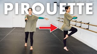 Jazz Pirouette Tutorial 5 Easy Steps [upl. by Htebaile]