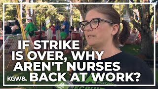 Thousands of Providence nurses striking prepare for return [upl. by Nomar]