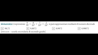 Tre esercizi dalle prove Invalsi di matematica  9 [upl. by Gilberto215]