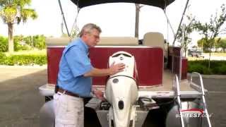 Evinrude ETEC 90 Pontoon Series Test 2014 By BoatTestcom [upl. by Schober]