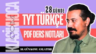 NOKTALAMA İŞARETLERİ KONU ANLATIMI  2025 TYT TÜRKÇE  16GÜN [upl. by Akcirderf]