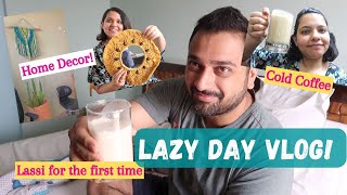 Lazy Day Vlog  Puri Chana Halwa Lassi Date Summer Time Skincare Cold Coffee Macrame Haul [upl. by Emorej567]