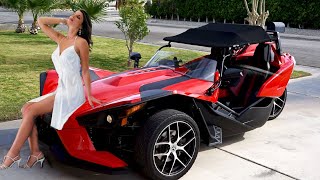 Polaris Slingshot Hood Alignment Procedure [upl. by Anisamoht681]